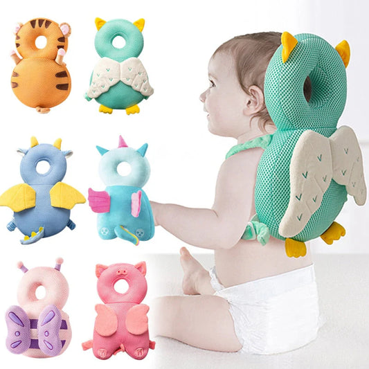 Newborn protection pillow with soft head safety support