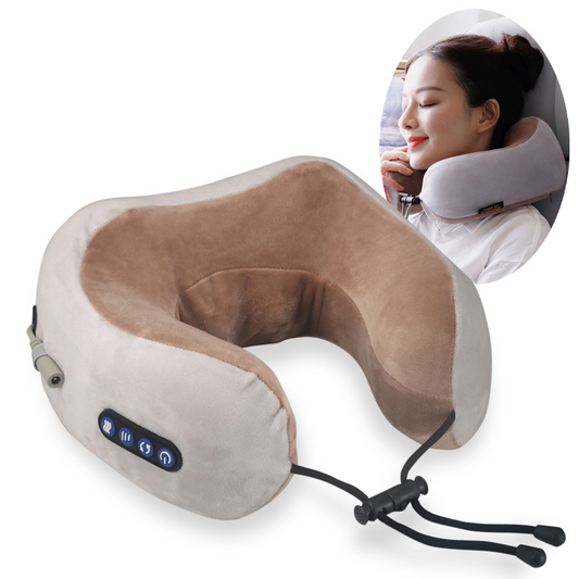 U-Shaped Neck Massager Pillow for Travel and Pain Relief