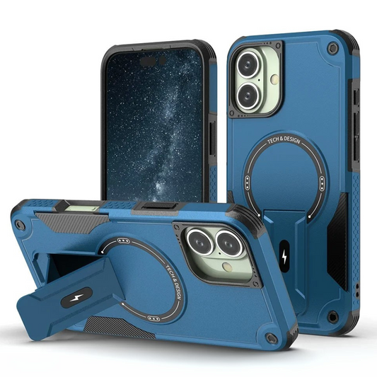 Shockproof magnetic phone case for iPhone with hard shell