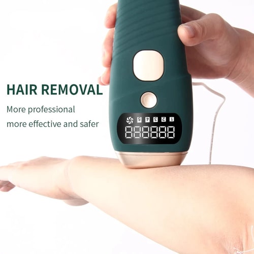 Laser hair removal device for painless smooth skin
