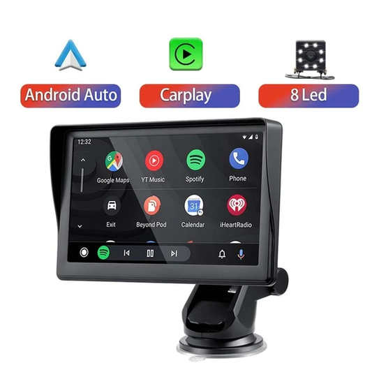 car radio multimedia video player with Bluetooth and screen