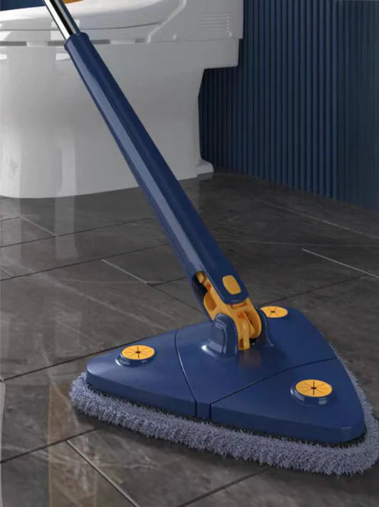 Self-Squeeze Triangular Mop cleaning tight corner floors